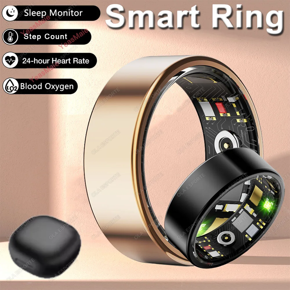 

For Xiaomi Smart Ring Multifunctional Ring Bluetooth Health Monitoring Sleep Monitor Heart Rate Waterproof Men Women Smartring