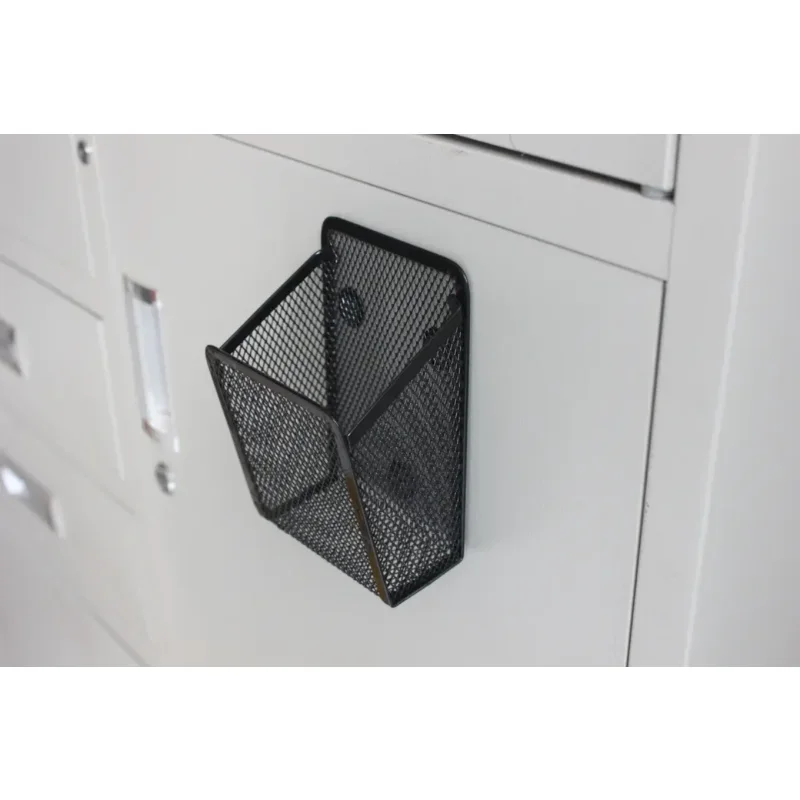 For School Office Desktop Organizer Stationery Metal Hollow Pencil Holder Ruler Pen Pencil Storage Box Stand Container