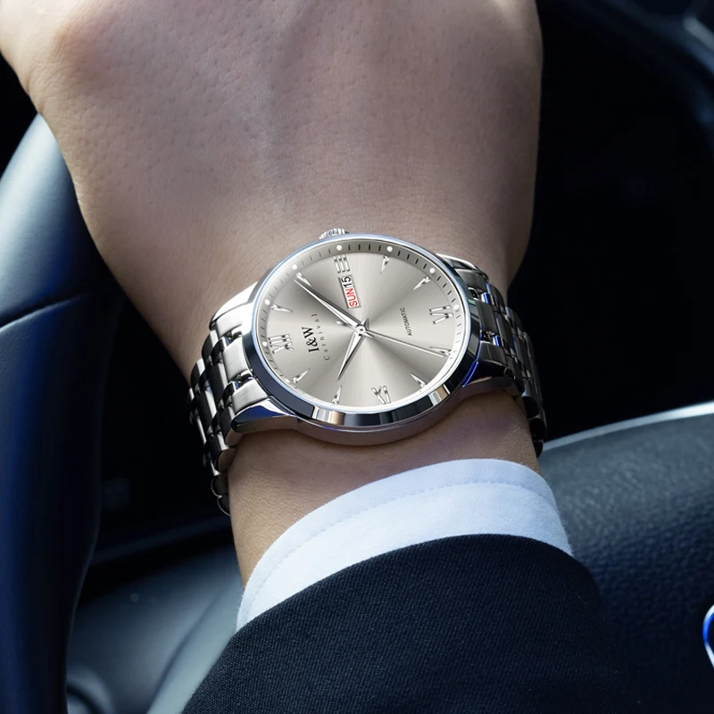 IW ساعات رجالية فاخرة عادية موضة أصلية ساعة ميكانيكية أوتوماتيكية للرجل NH36A حركة مقاوم للماء مضيئة الياقوت