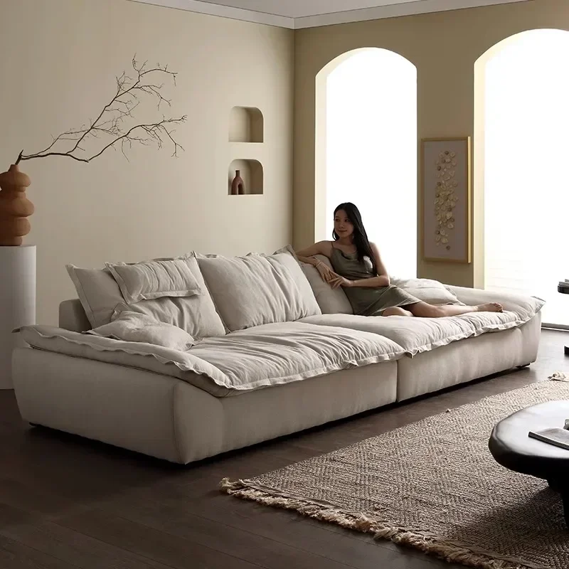 

European Living Room Sofas Comfortable Lazy Inflavel Lounge Apartment Modular Sofa Elegantes White Muebles Hogar Home Furniture