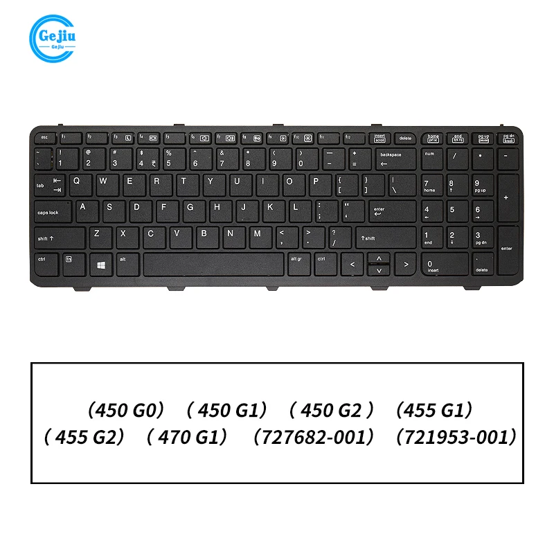 New Laptop Keyboard FOR HP Probook 450 G0 450 G1 450 G2 455 G1 455 G2 470 G1 727953-001 721682-001