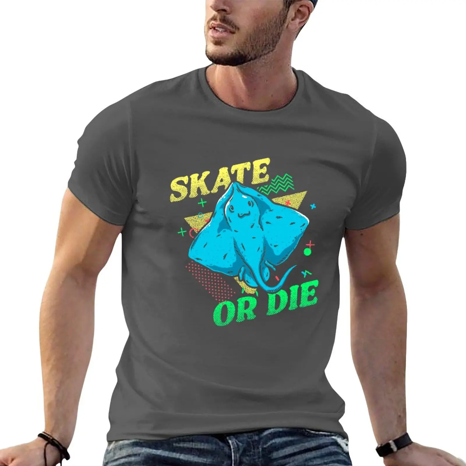 New Skate Or Die T-Shirt Short sleeve animal print shirt for boys custom t shirts summer tops black t shirts for men