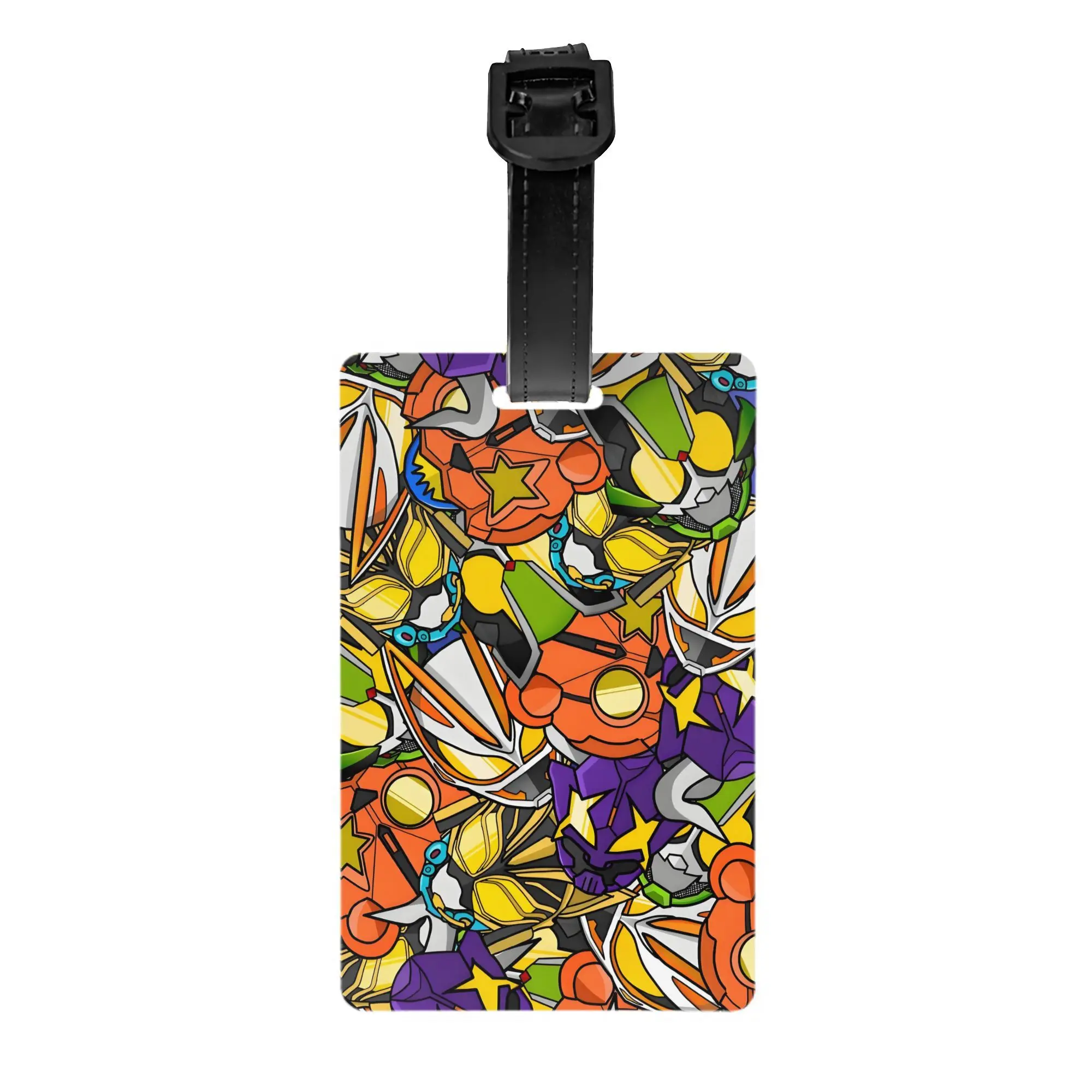 

Custom K-Kamenes R-Rideres Cartoon Poster Luggage Tag With Name Card Classical Privacy Cover ID Label for Travel Bag Suitcase