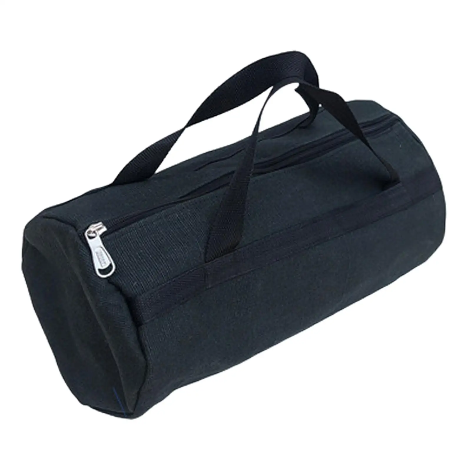 Imagem -02 - Grande Capacidade Canvas Tool Bolsa Boca Larga com Zíper Eletricista Trabalhador Carpinteiro Armazenamento Bolsa