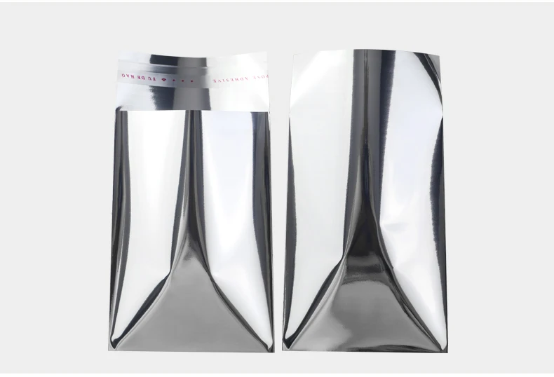 100 Stück Selbstklebende Metallisierte Beutel Aluminiumfolie-Taschen für Geschäftsverpackungen Schmuck Karten Plastiktüten – Detail 8