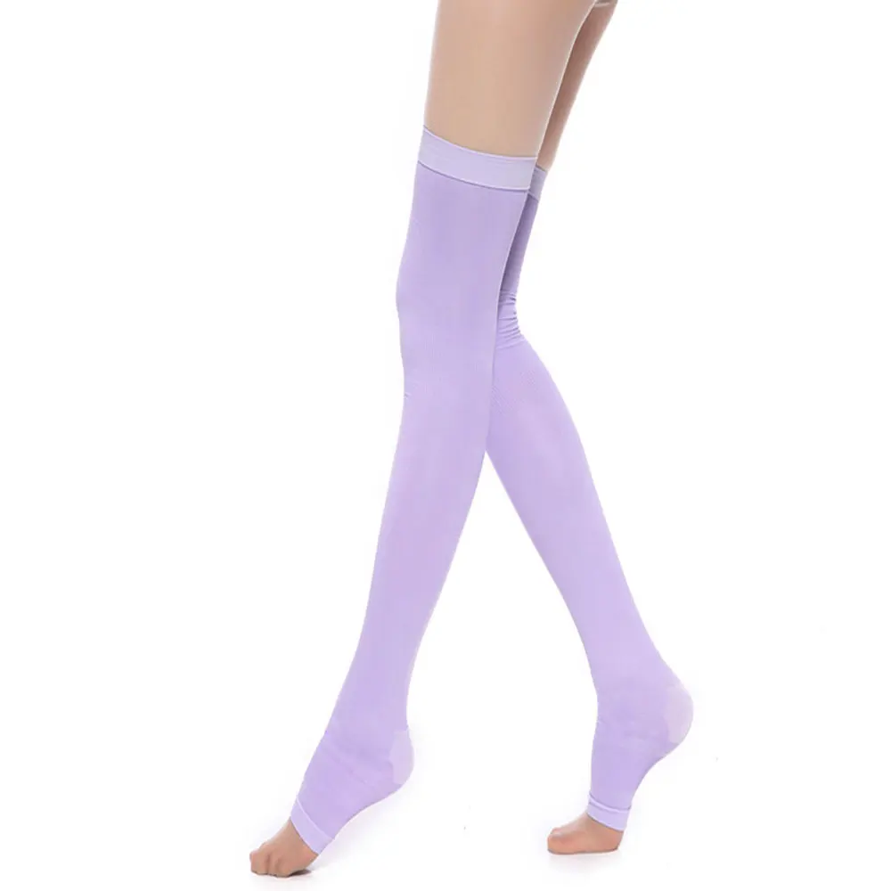 1Pair BYEPAIN 420D Women Compression Socks, Slim Sleeping Leg Warmer Burn Fat Thin Stockings