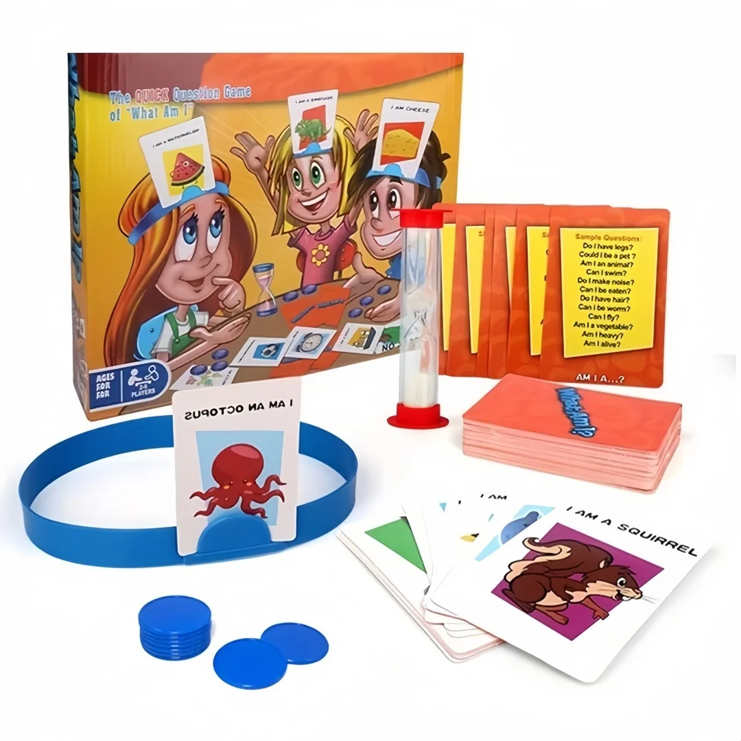 Guess Who I Am Game, Family Party Fun Card Board Game, Parent-Child Interactive Educational Toy Gift - view 2