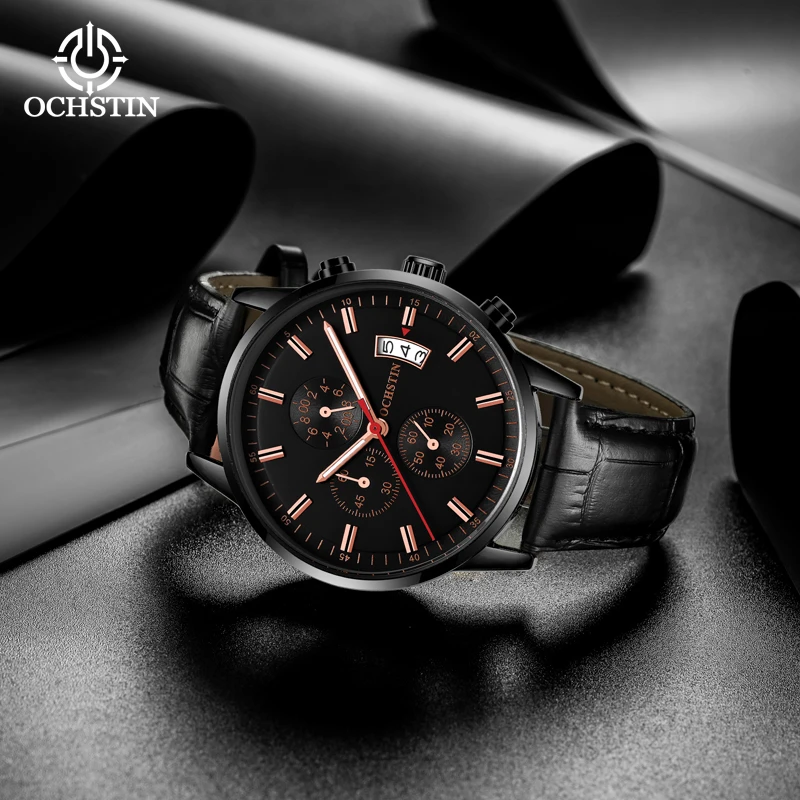 OCHSTIN Prominente Series Multifunctional Quartz Watch Europe And The United States Fine Process High-definition Luminous Watch