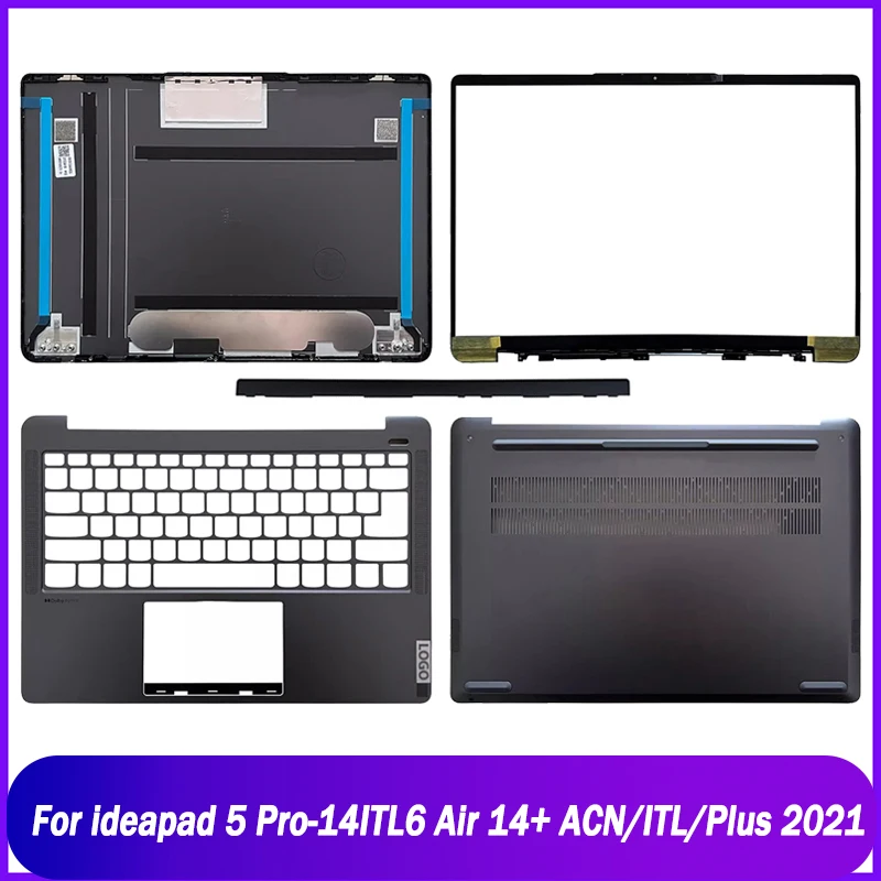 New Rear Lid For Lenovo ideapad 5 Pro-14ITL6 Air 14+ ACN/ITL/Plus 2021 Laptop LCD Back Cover Front Bezel Palmrest Bottom Case