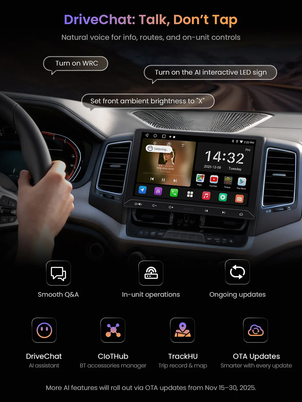 ATOTO A5LG211T 10.1 Inch Android Car Radio