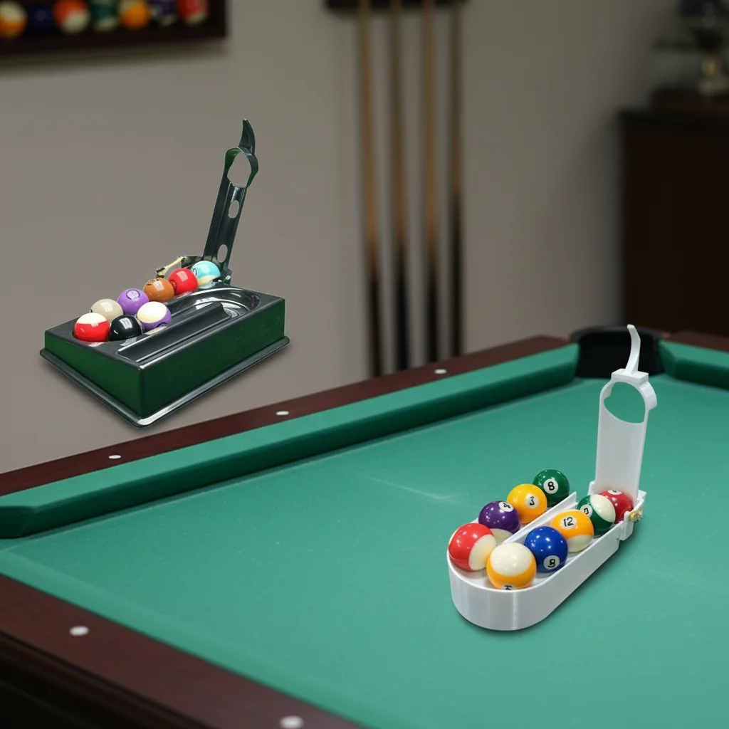 Pool Ball Rack for Snooker Lightweight Easy to Use,Accuracy Portable Billiards Training Rack,Ball Launcher Practice Equipment
