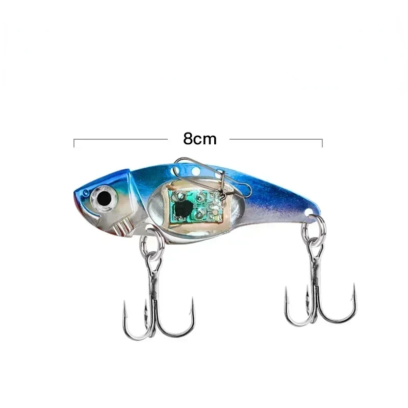 Drop Underwater Eye Shape Attracting Fish for Night Fishing Use 100 hours light Fishing Lure Multicolor LED Flash Light Bait