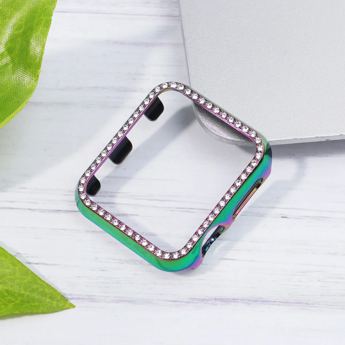 

Transparent Colorful Watch Case for 40Mm Custom Fit Radian Design Dirt Damage Protection Lightweight Chic Watch
