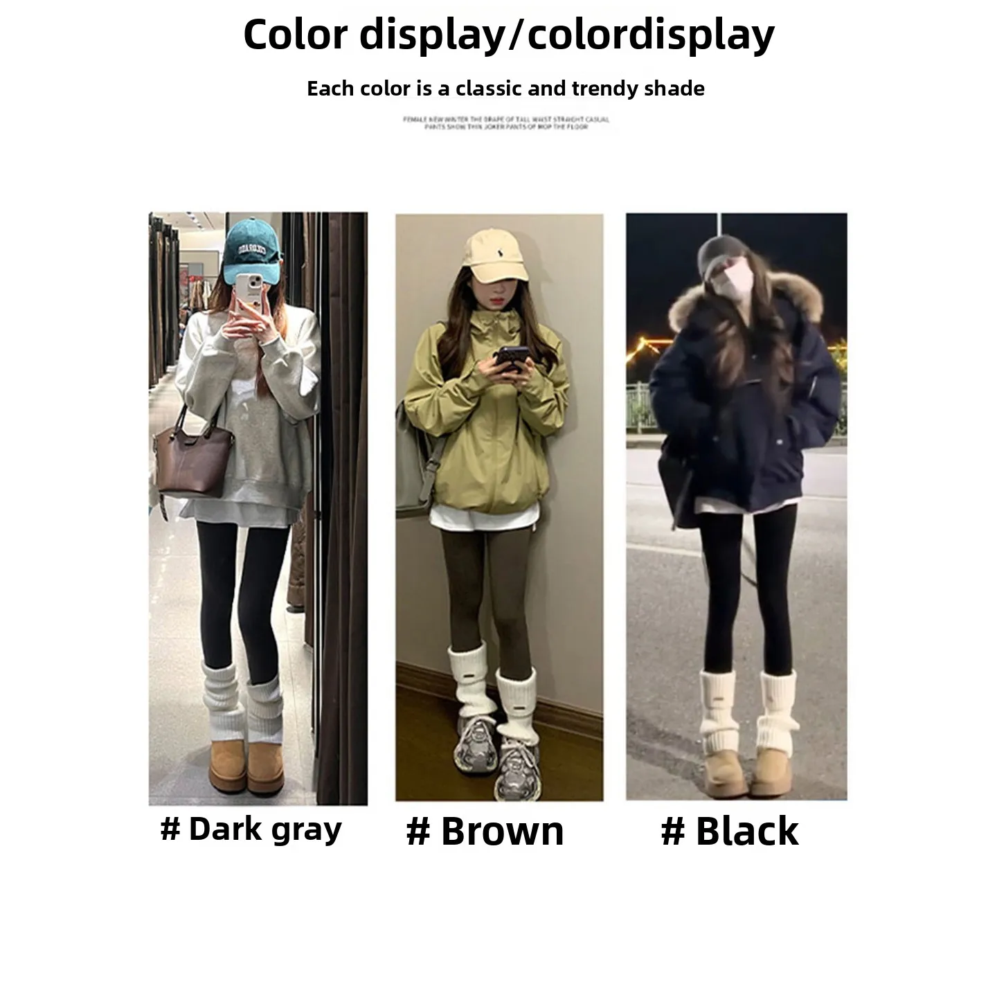 Calças de yoga femininas de cintura alta, outono inverno, quentes, arca, levantamento de bunda, calças compridas, puro e-commerce ss