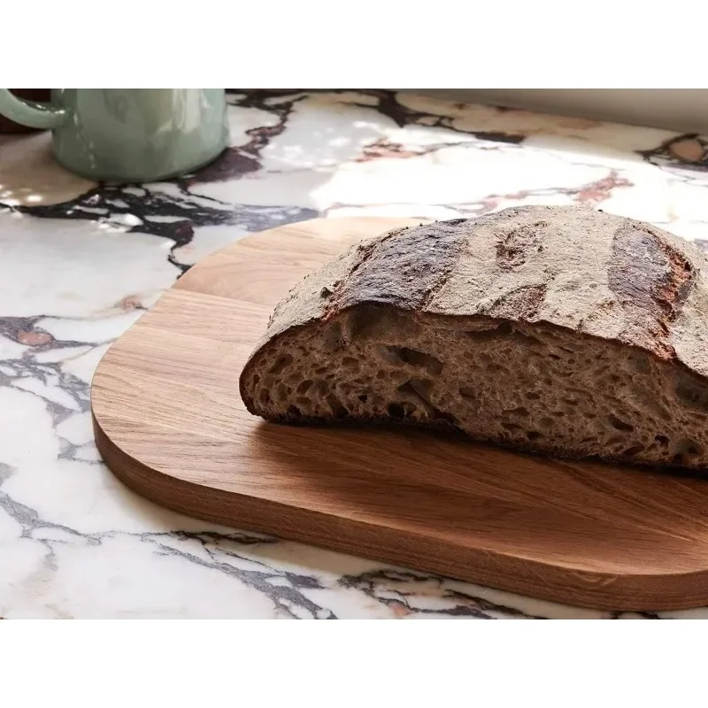 Oak cutting board. Durable, walnut brown