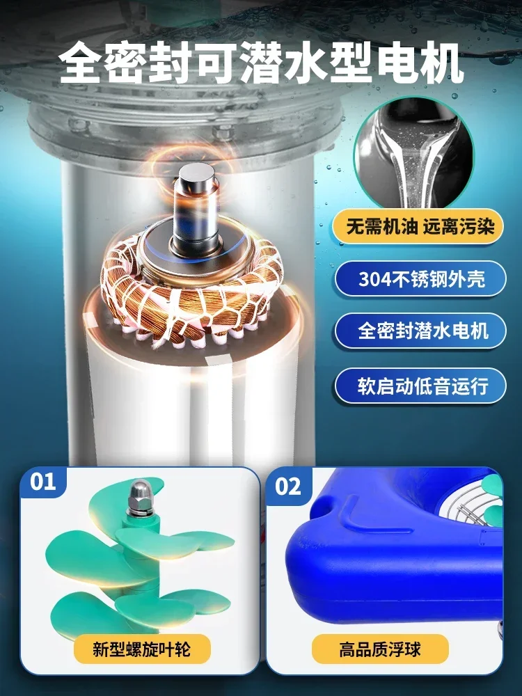 熱い販売養殖魚の池エアレーターハイパワー酸素ポンプ