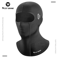 WEST BIKING Summer Balaclava Outdoor Hood Bicycle Helmet Cycling Cap for Men Women Motorcycle Lined Breathable Ice Silk Mask