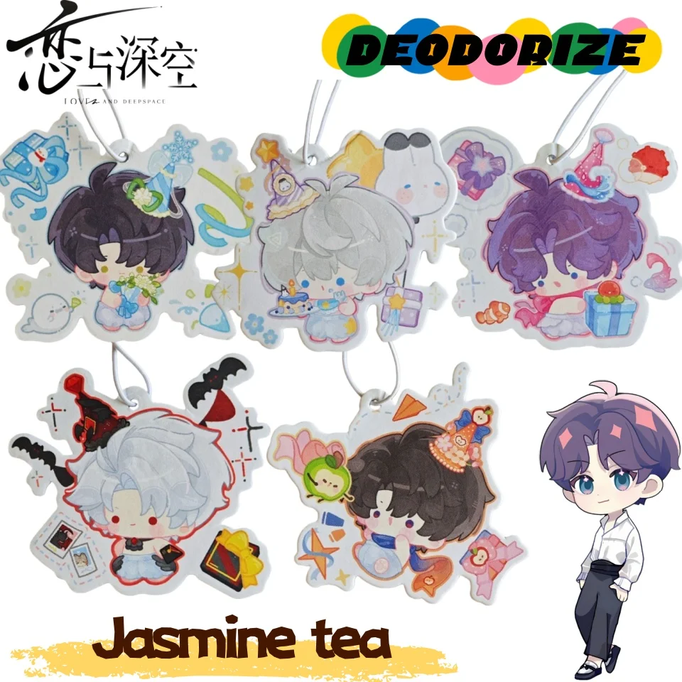 

Love and Deepspace Zayne Rafayel, милые креативные товары в стиле аниме, дезодорирующие ароматические подушечки, персонализированные ароматические листы с героями мультфильмов