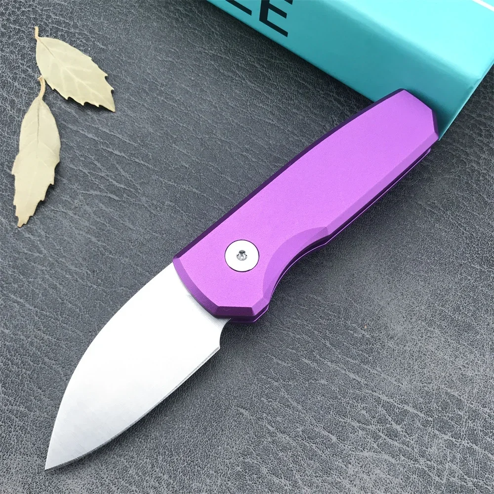 PRO 5101 Small Pocket Folding Knife D2 Sharp Blade Aluminum Alloy Non-slip Handle Outdoor EDC Camping Hiking Survival  Mini Tool