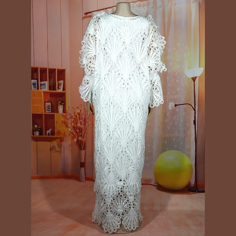 Dashikiレースアフリカ女性のためのスーパーサイズの伝統的なboubouローブロングafricaine服モロッコカフタンドバイアバヤドレス