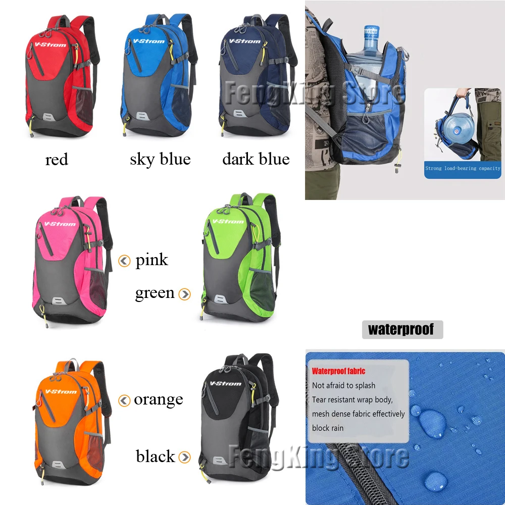 New Outdoor Sports Mountaineering Bag Men's and Women's Large Capacity Travel Backpack For Vstrom DL 250 650 1000 V-Strom 650XT