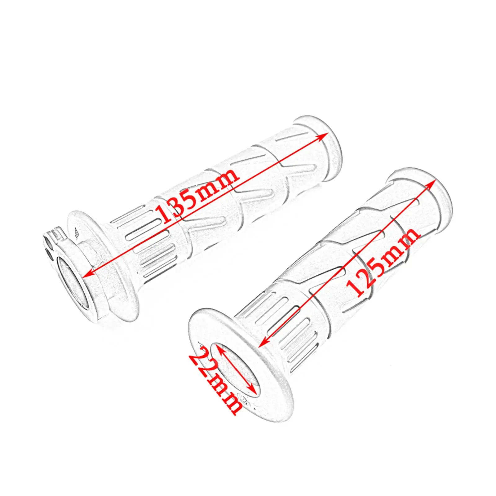 Motorcycle Handle Grip Gel Sleeve Premium Replaces Motorcycle Hand Grip for Kawasaki ZX-6R ZX-10R ZX-14R Z750 Z800 Z1000