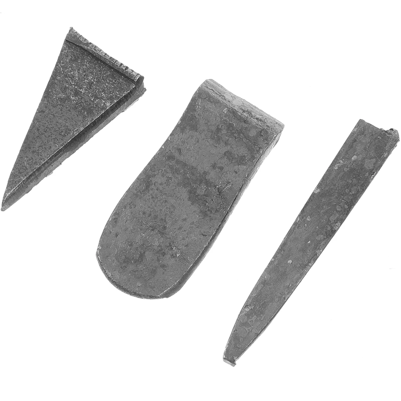 

3pcs Iron Wedge Tool Replacement Hammer Axe Handle Accessories Metal Tapered Cone Shaped Durable Lightweight Storage