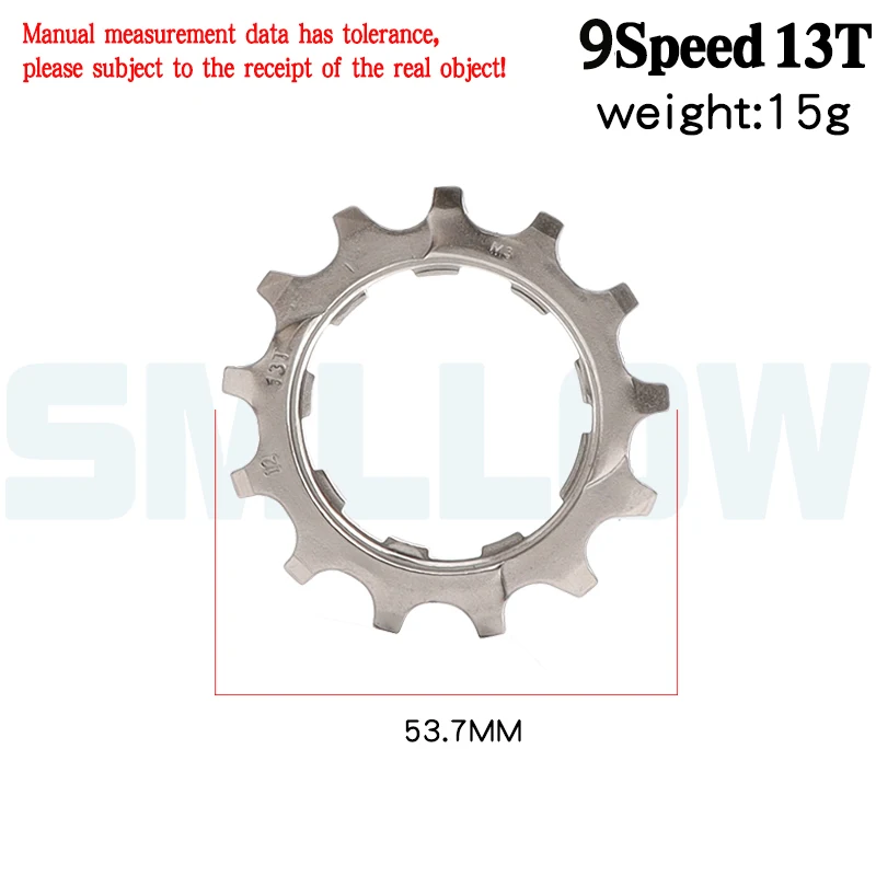 SMLLOW Cassette Bicycle Ratchet Cog 11 12 13 14 15 16  17 18 19 21 23 24 25 28 30 32T Sprocket 9Speed Pinion Bike 10v Cogset Sin