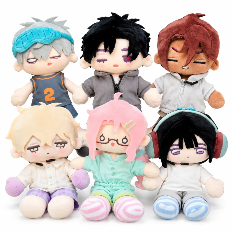 Alien Stage DREAMING HOURS Whole Set 6Pcs 20cm Cotton Doll Removable Clothes Character Plush Collectible Display Doll Toy Gift