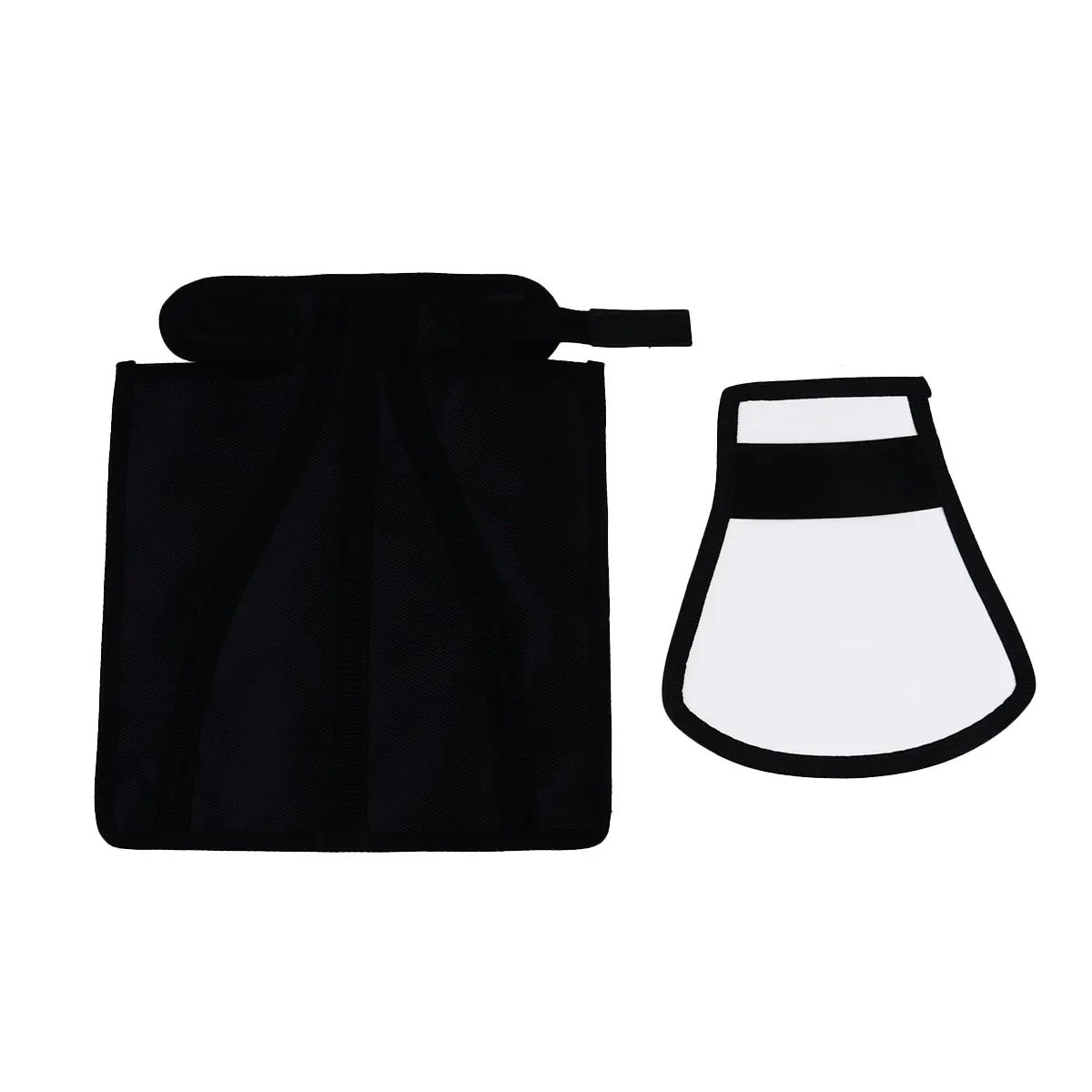 2pcs Flash Diffuser Reflecting Plate Soft Light Photography Studio Outdoor Shooting Light Reflector