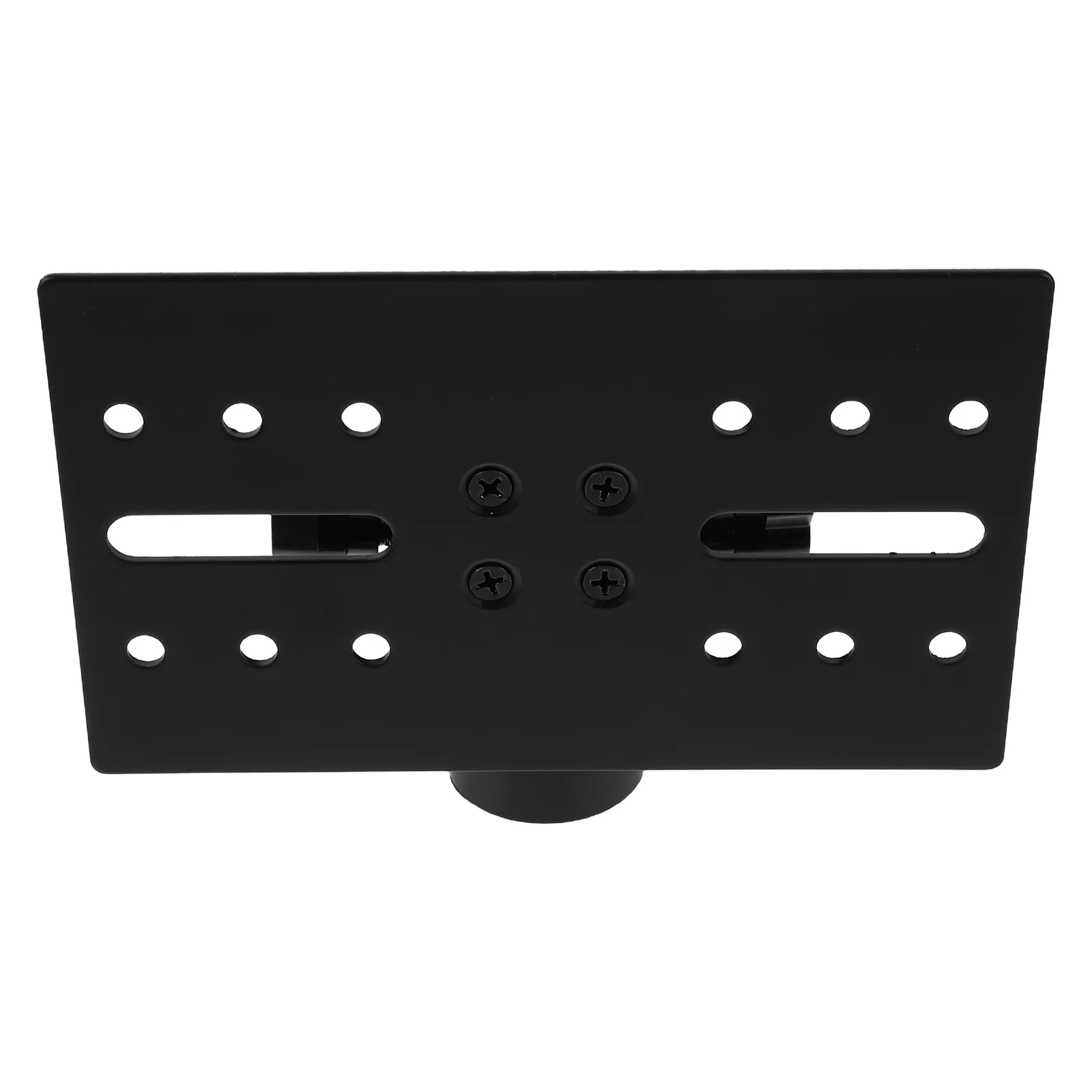 حامل مكبر الصوت مقاس 17.5 × 12.5 سم حامل صينية جهاز عرض معدني قابل للتعديل للمناسبات الخارجية ملحقات ترايبود