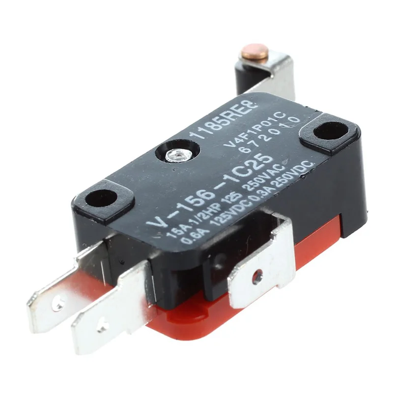 AS62 50 Pcs Micro-Limit Switch Long Hinge Roller Lever Arm Snap Action LOT