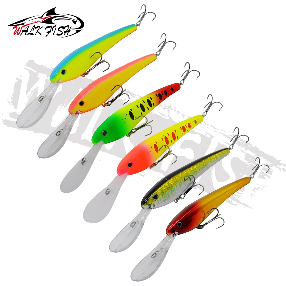 WALK FISH 1PCS Minnow Fishing Lure Long Cast Hard Artificial Bait 22g Fishing Wobblers Pike Carp Bait Crankbaits Fishing Tackle - view 3