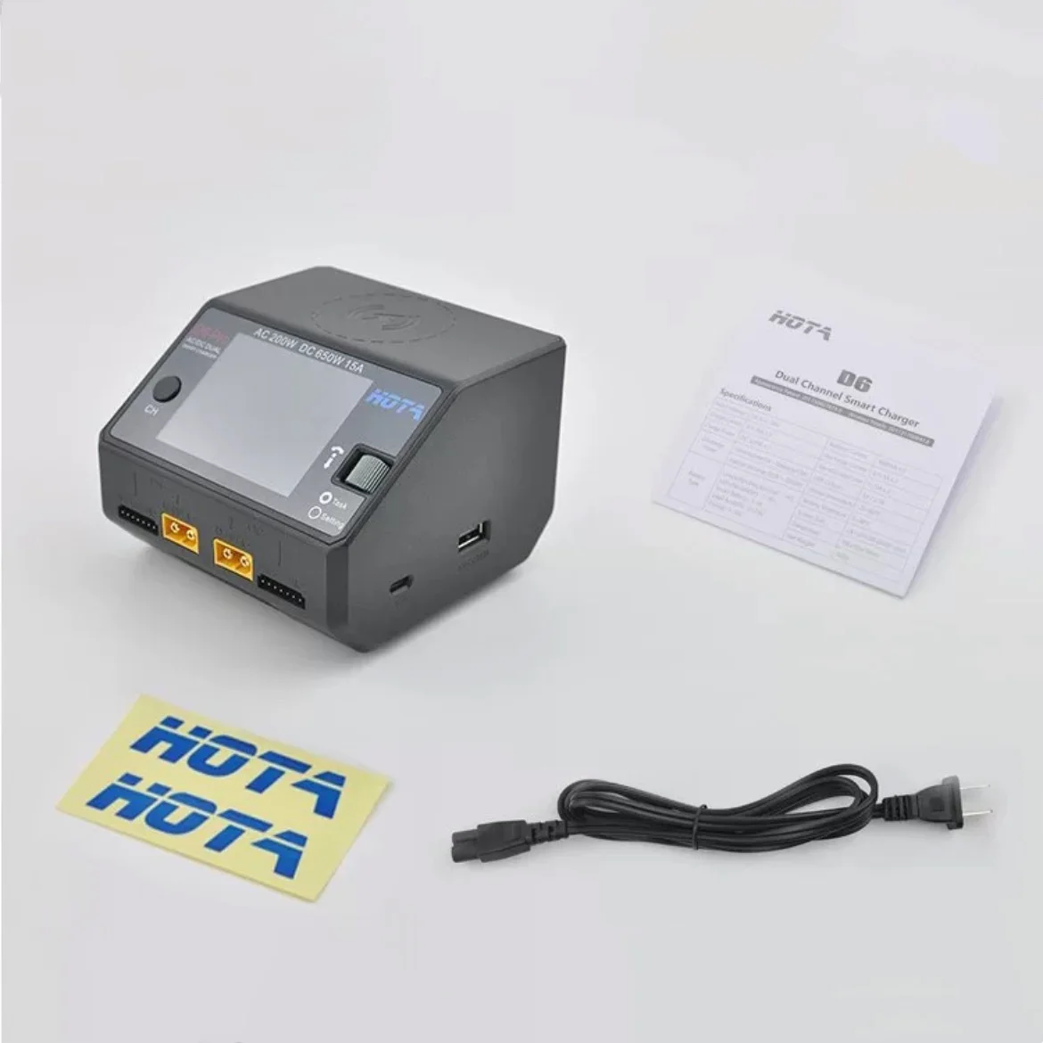 HOTA D6 PRO DC 6.5-30V AC100-240V battery charger