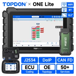 TOPDON ONE Lite OBD2 Scanner Automotivo Car Diagnostic Tool OBD 2 Scanner Active Test Code Reader ECU Coding Tool OE Topology