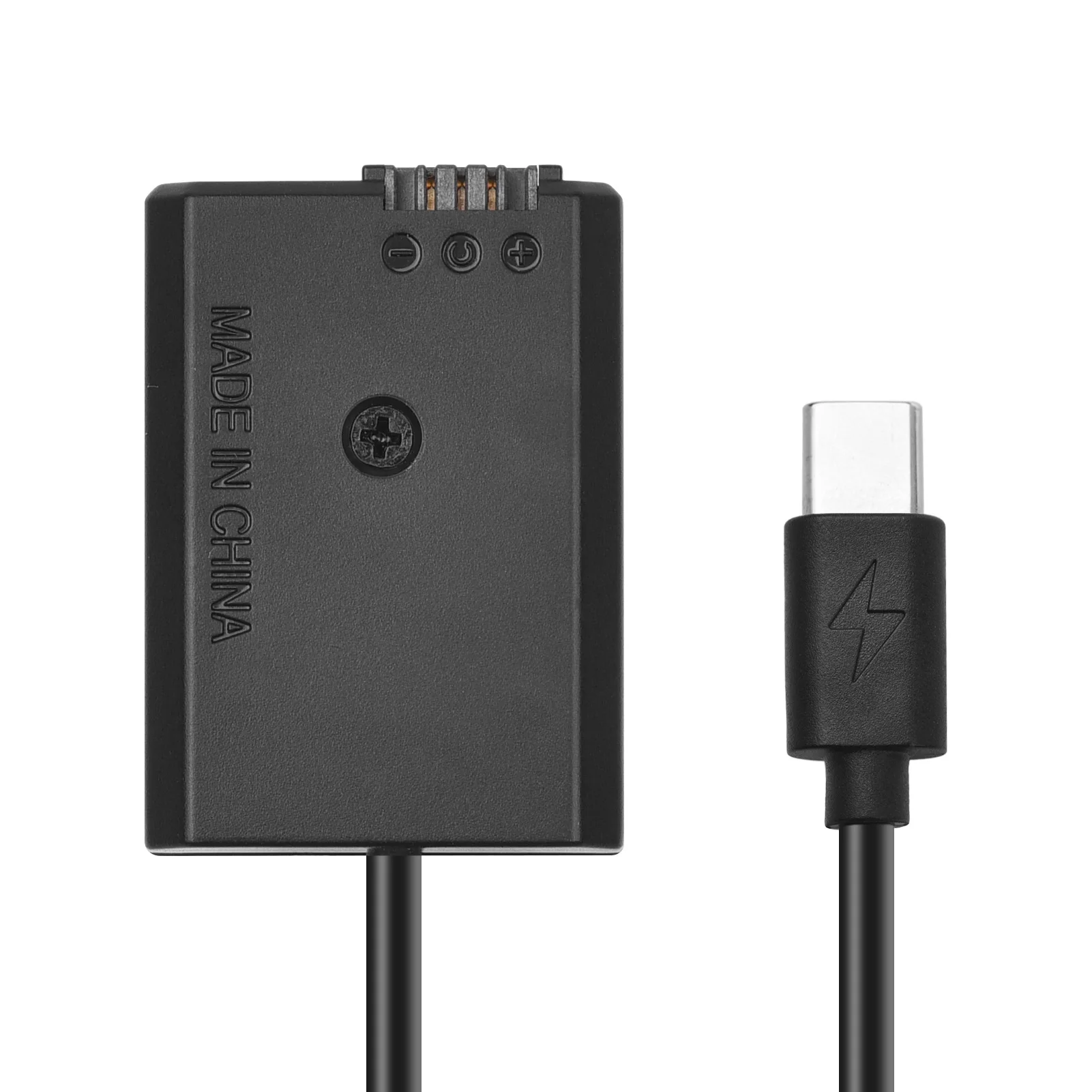 

NP-FW50 Dummy Battery Coupler Adapter with Spring Power Cable Replacement for A5000 A5100 A6000 A630