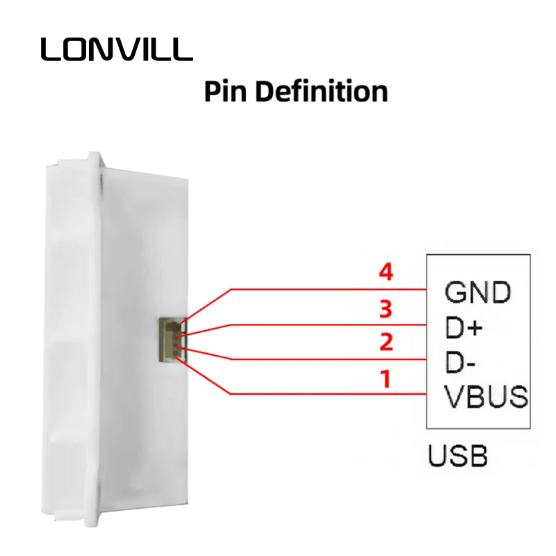 LONVILL 0.5W High-Volume Speaker 1D 2D Embedded Barcode CMOS USB Interface Scanning Module
