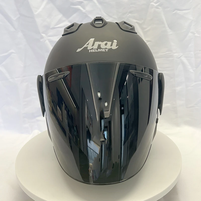 VZ-RAM Classic 3/4 Open Face Helmet,For Harley Motorcycle And Cruise Motorcycle Protection Helmets, SZ-G Flat-Black,Capacete