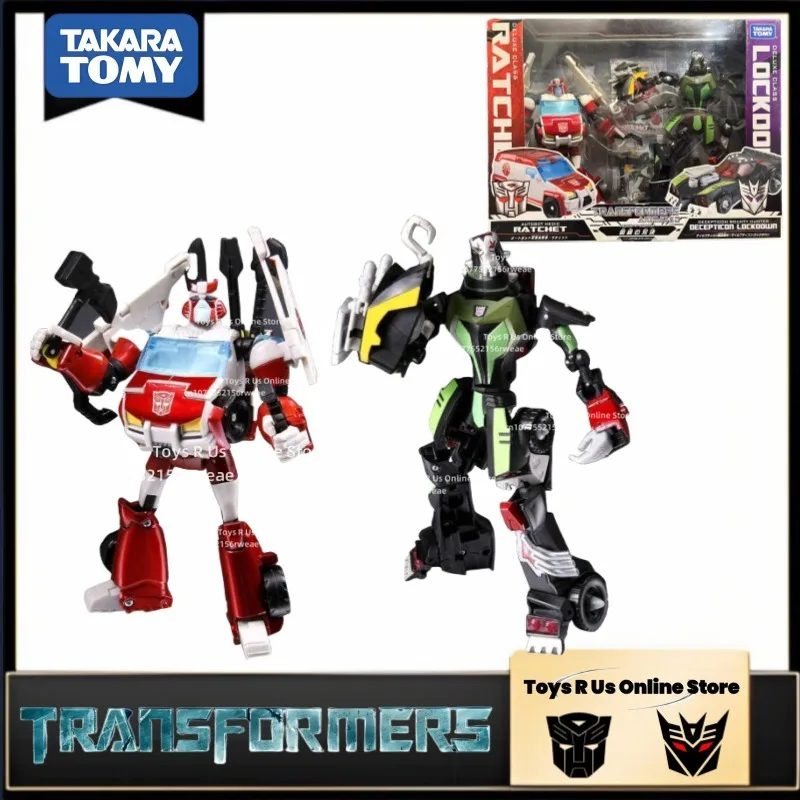 

In Stock Transformers Series 08 Animated Ambulance Lockdown Showdown Set Transformed Robot Toy Model Ornament Gift Collection