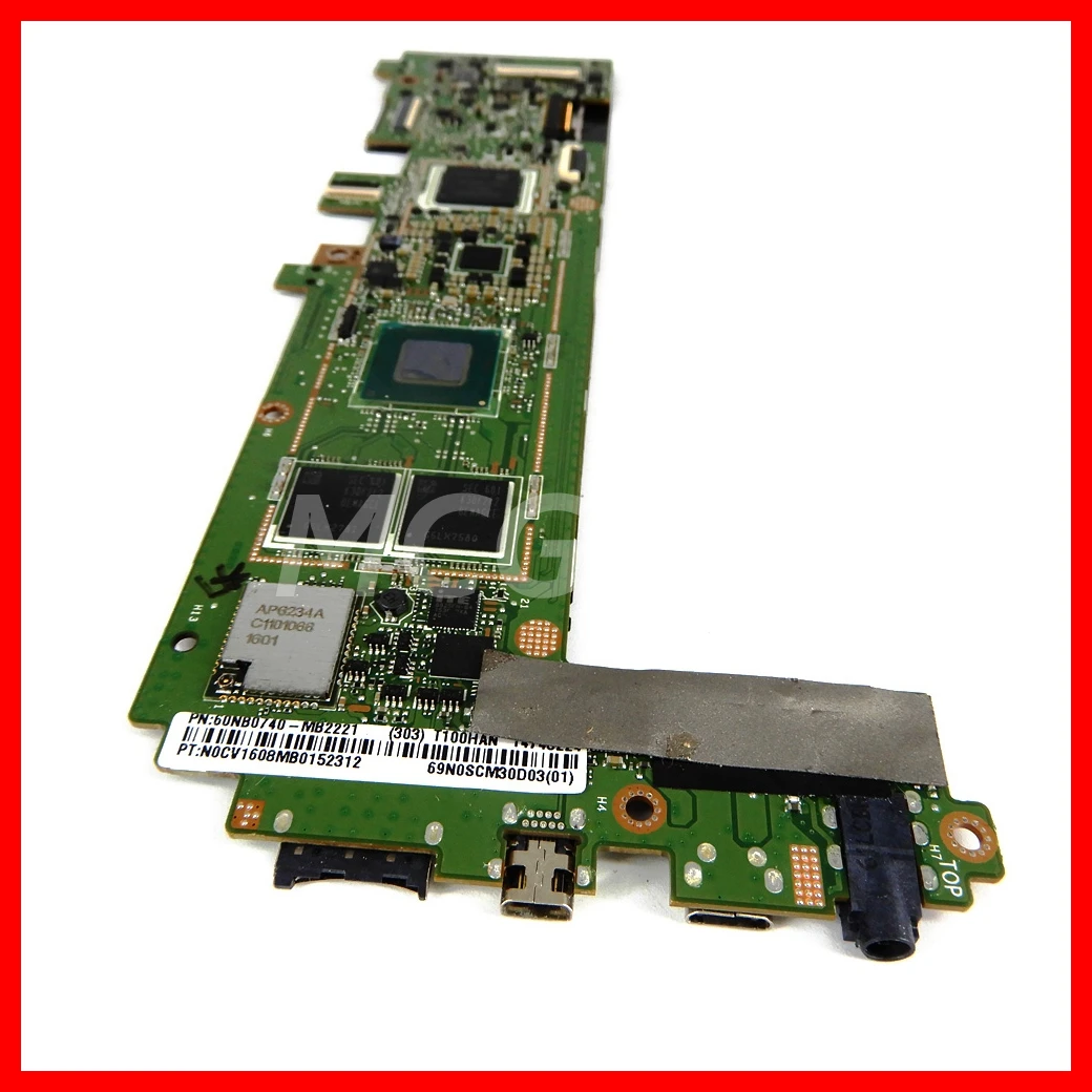 Imagem -03 - Motherboard para Asus Transformer Book T100h T100ha T100hn Mainboard com Cpu Z8500 2g 4g Ram 32g 64g Ssd T100han