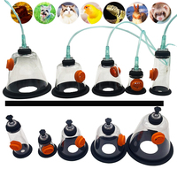Pet Oxygen Mask Vet Nebulizer Animal Anesthesia Mask for Cats/Dogs - Emergency Clinic Home Use With 2m Oxygen tube For Bird