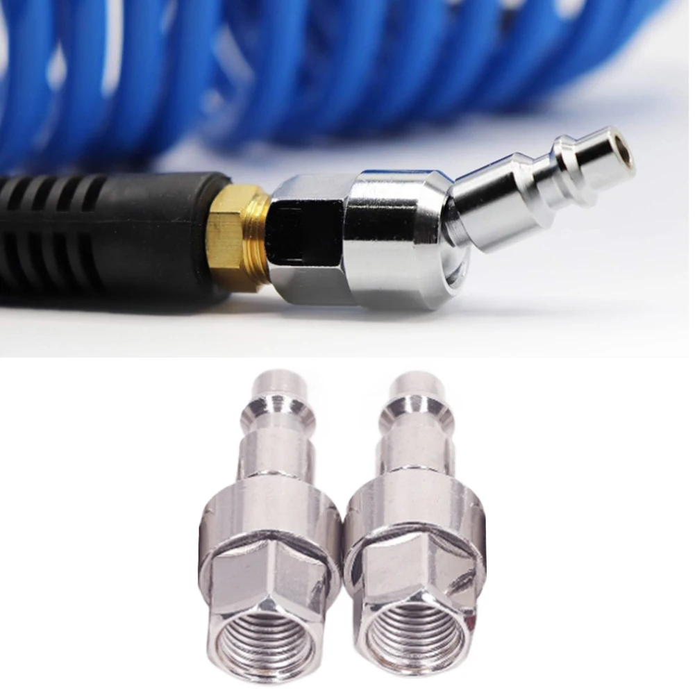 1 4 NPT Connector Pneumatic Quick Joint Wide Application Flexibility Features 1 4 Inch Air Connector For Auto Dealership