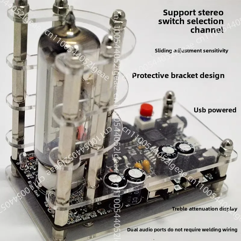 

USB Low Voltage 6E2 Tube Cat's Eye Tube Driver Board Audio Vu Meter Level Indicator Board Retro Nostalgic Ornaments