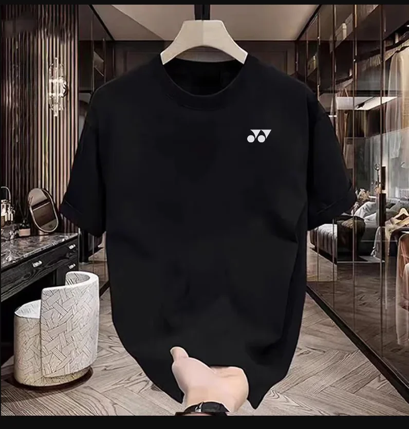 

Top Letter Printing Loose Crew Neck Men's and Women's Same Quality 2025 Summer New Al Short-sleeved Women's Pajamas T-shirt