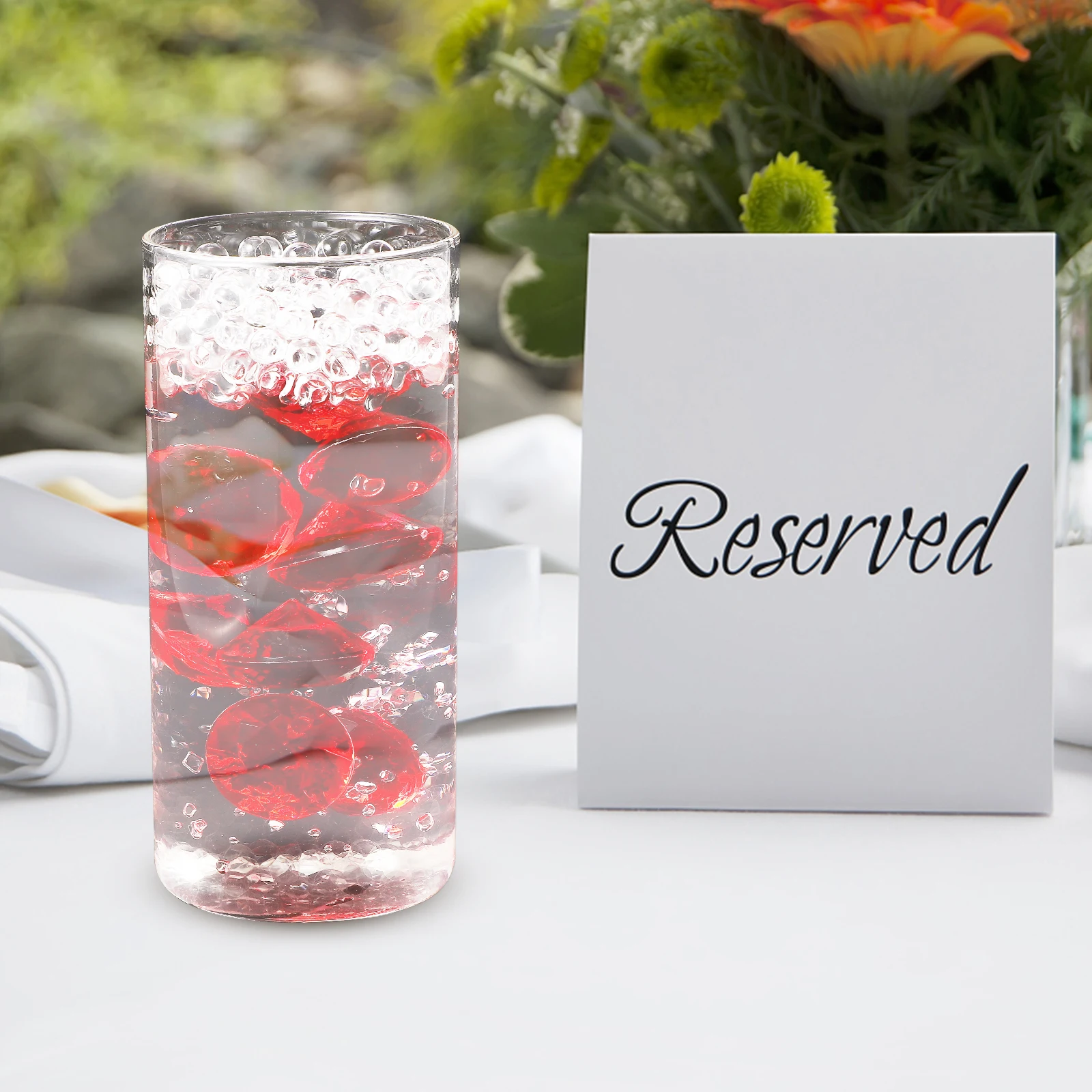 

Simulated Gemstone Anniversary Decor Vase Fillers Centerpieces for Home Toy Plastic Fake