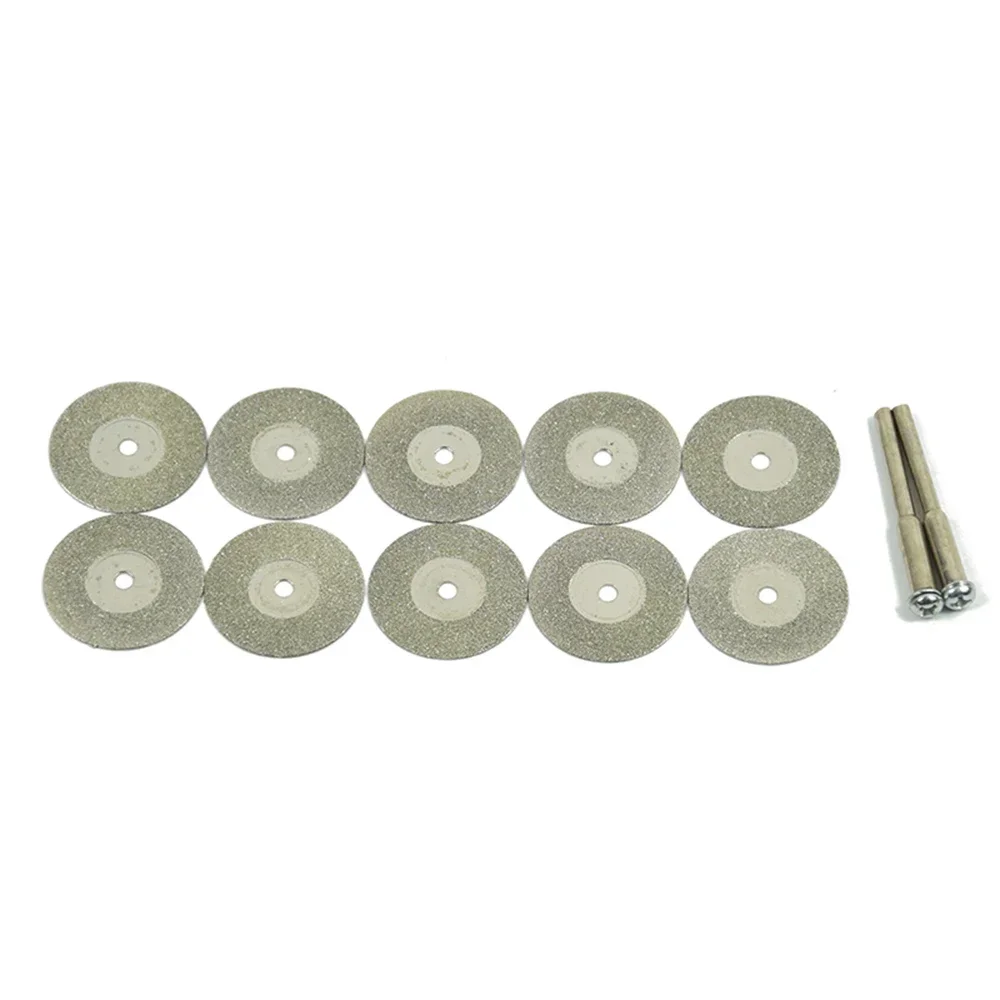 

10pcs 16-60mm Diamond Saw Blade Mini Circular Grinding Wheel For Cutting Jade Rotary Tool