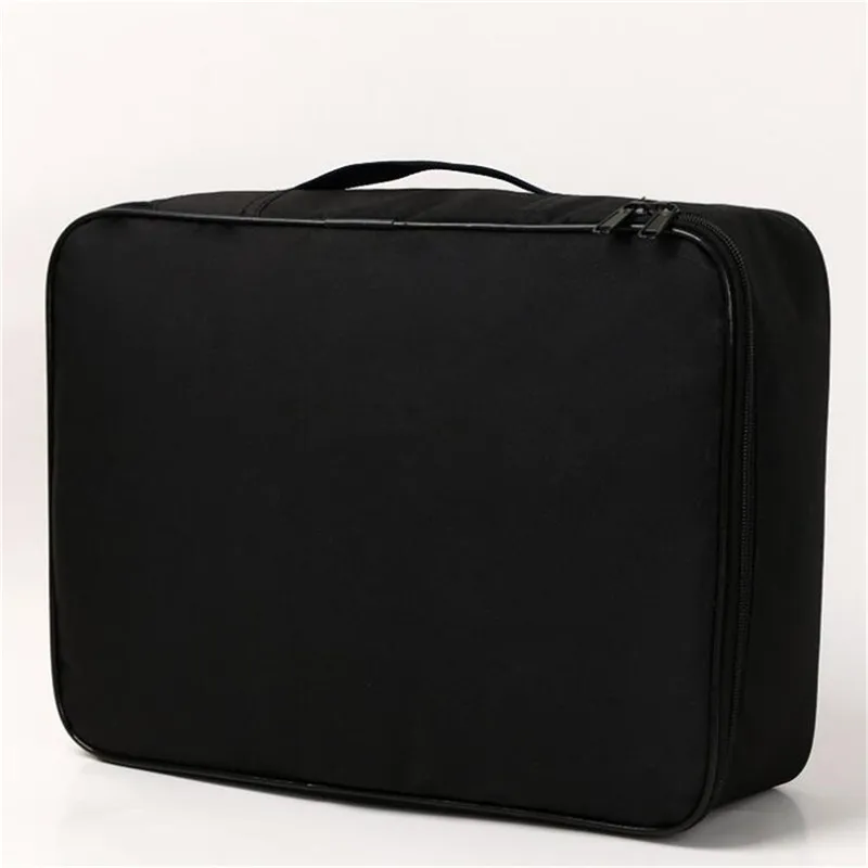 Multifunctional Briefcase Office Waterproof Document Storage Bag Business Trip Bank Card Passport Organizer Travel Accessory