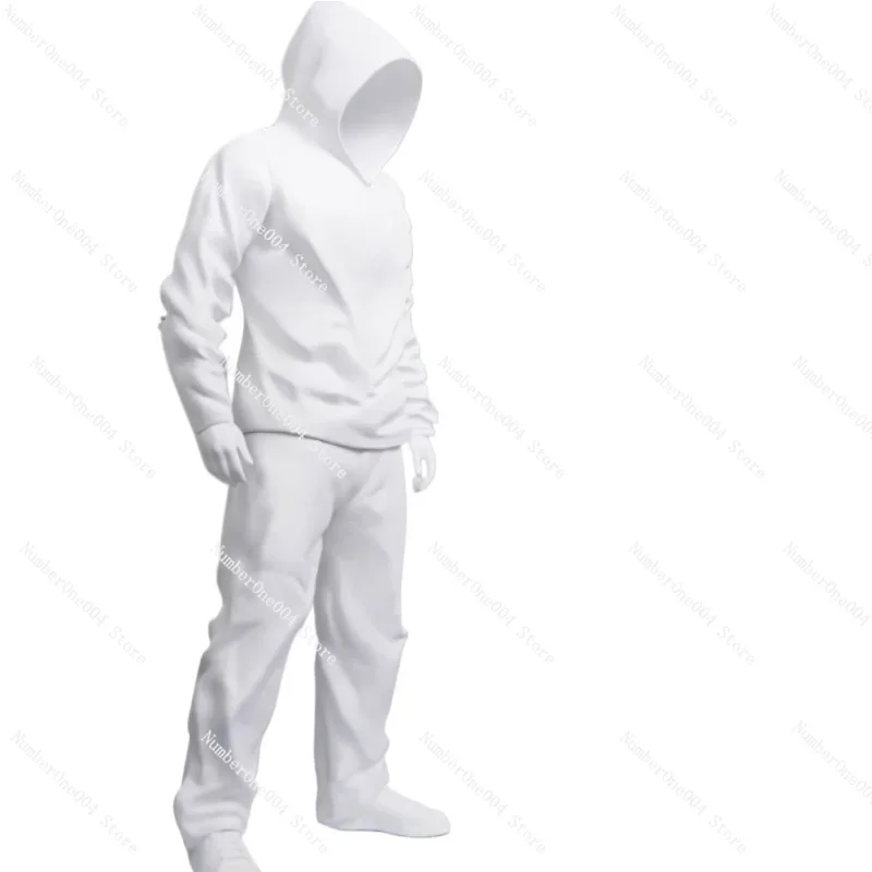 Shopping Mall Sweater Art Sculpture Electroplating Sitting Model Large Ornament Bar Ktv Hall Opening Character Decoration