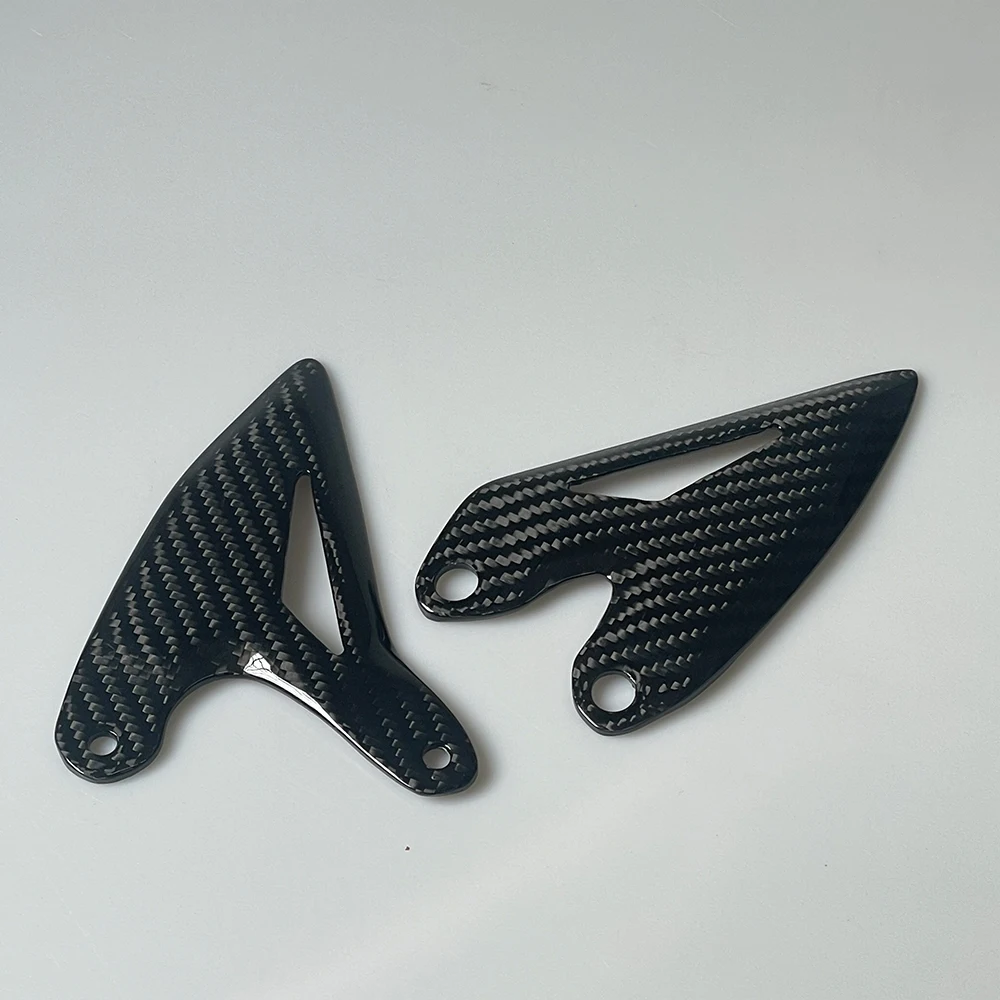 Neu Für Kawasaki Ninja 500 2024-Carbon Fiber Motorrad Pedale Hinterrad Set Zubehör Ferse Wachen – Detail 4
