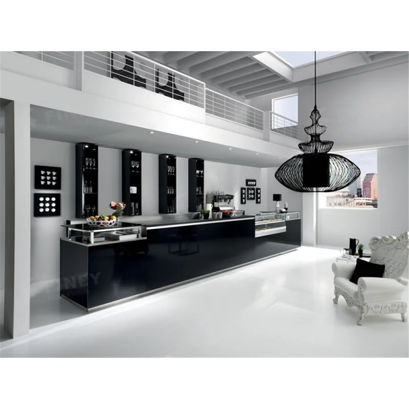 custom.Modern Restaurant Counter Dessert Shop Counter Designs Bakery Display Cake Chiller Lounge Coffee Food Warmer Display